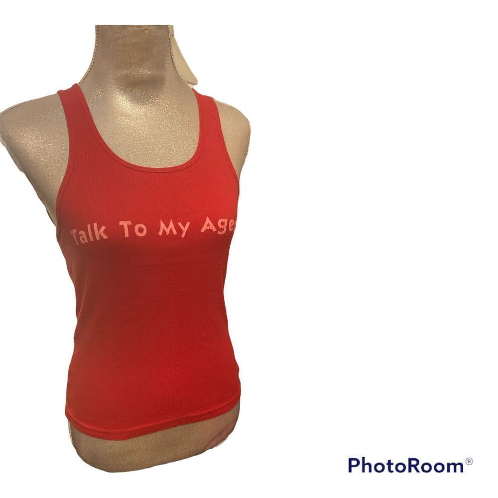 “TALK TO MY AGENT” Priorities Ribbed Tank